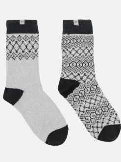 Damen Kuschelsocken im 2er Pack