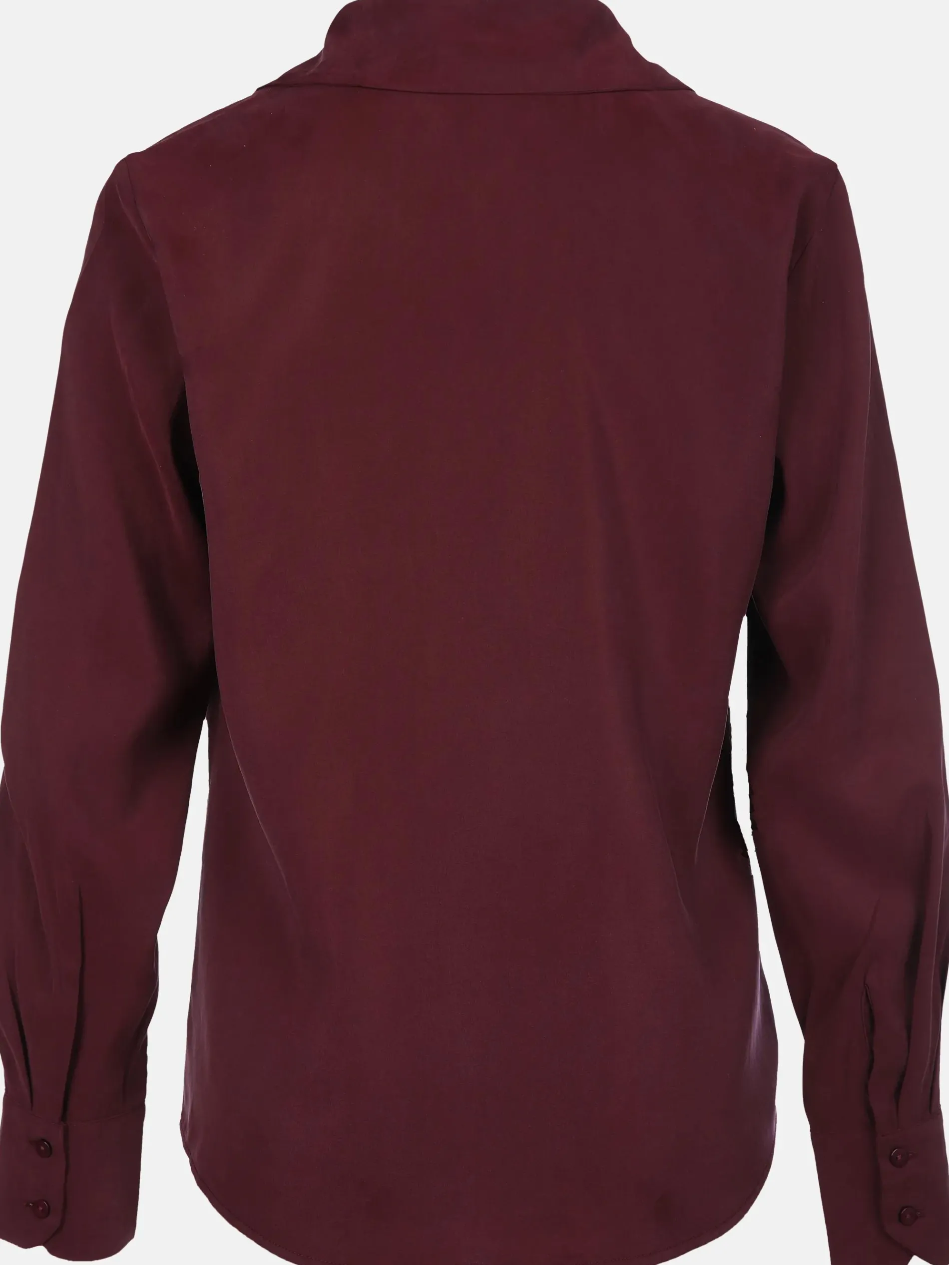 Damen Langarmbluse mit verdeckter Knopfleiste