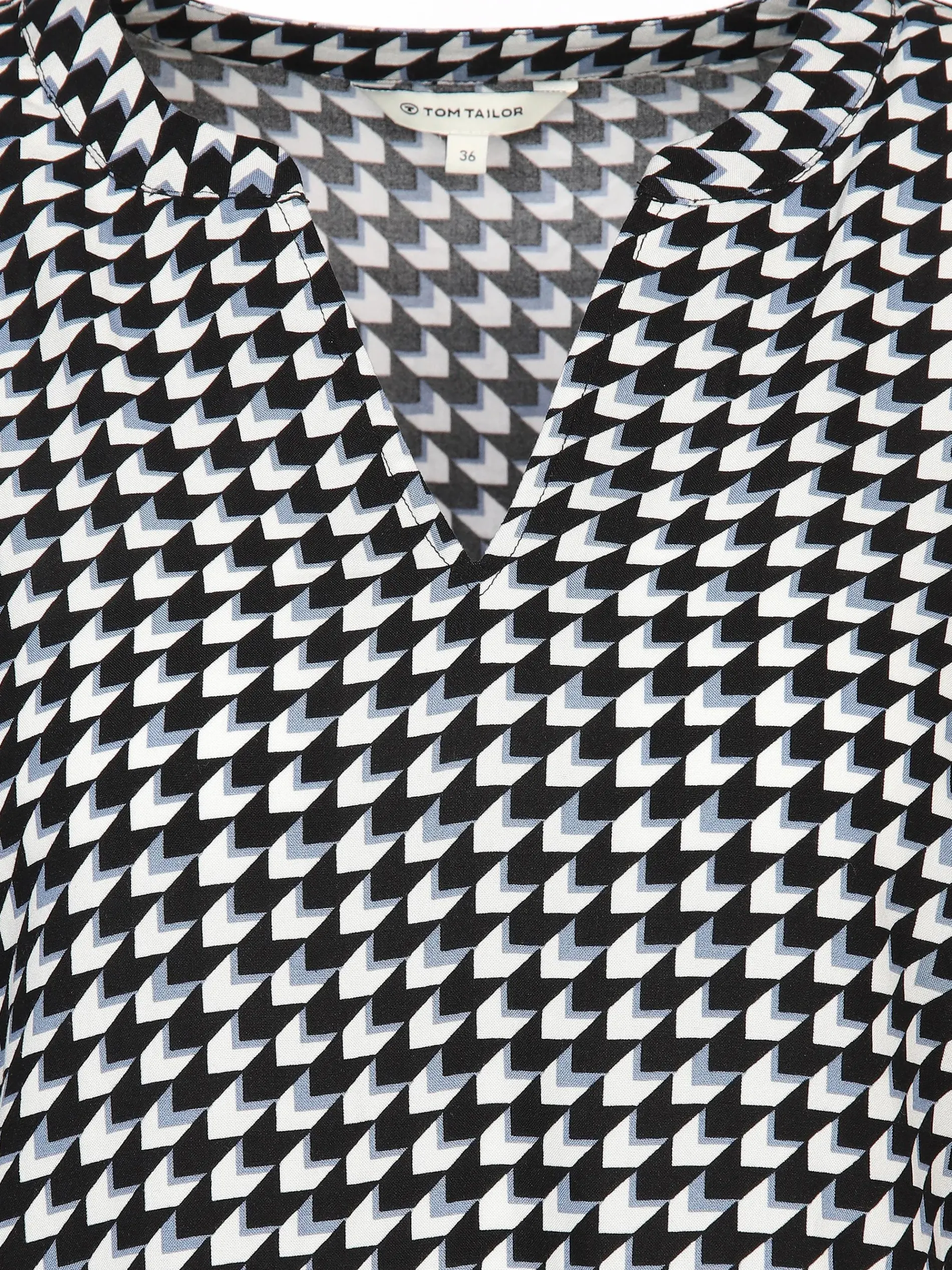 Damen Langarmshirt mit Alloverprint