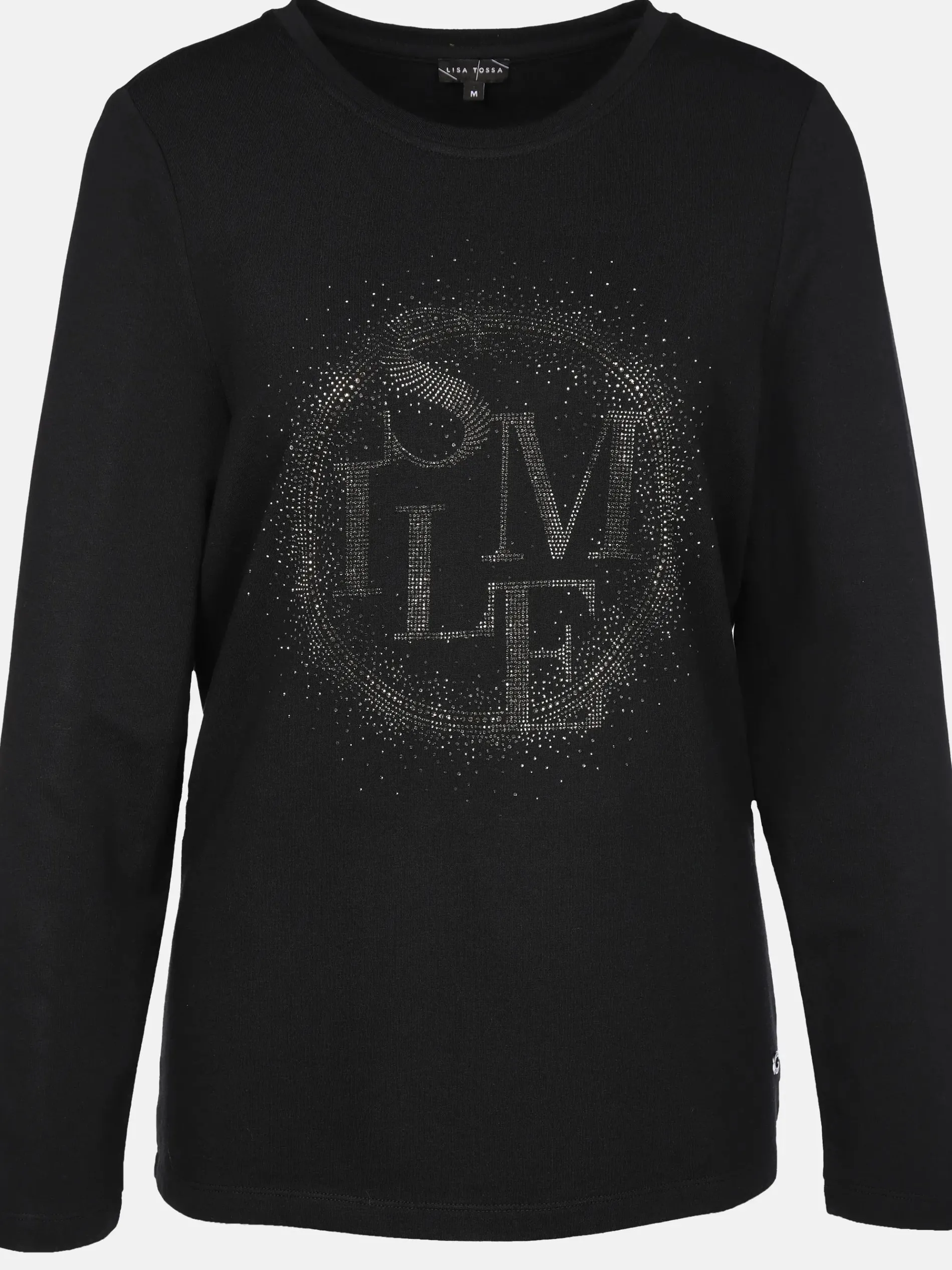Damen Langarmshirt mit Glitzernieten