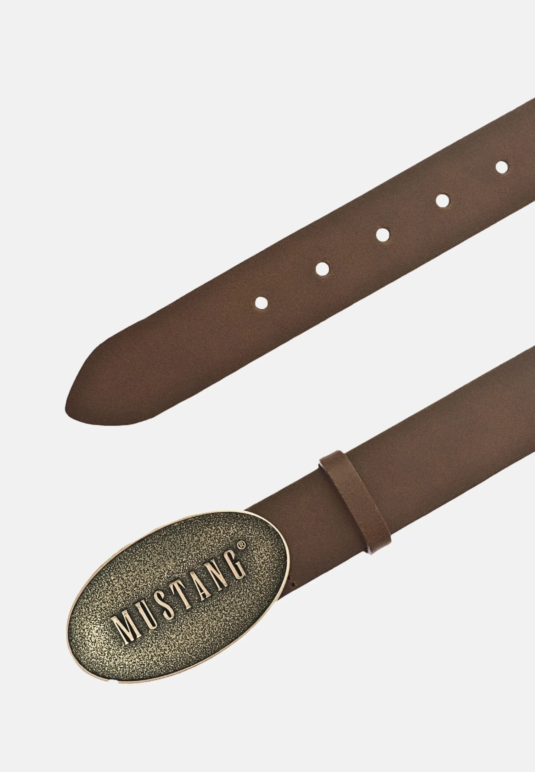 Damen Ledergürtel mit Klemmschnalle