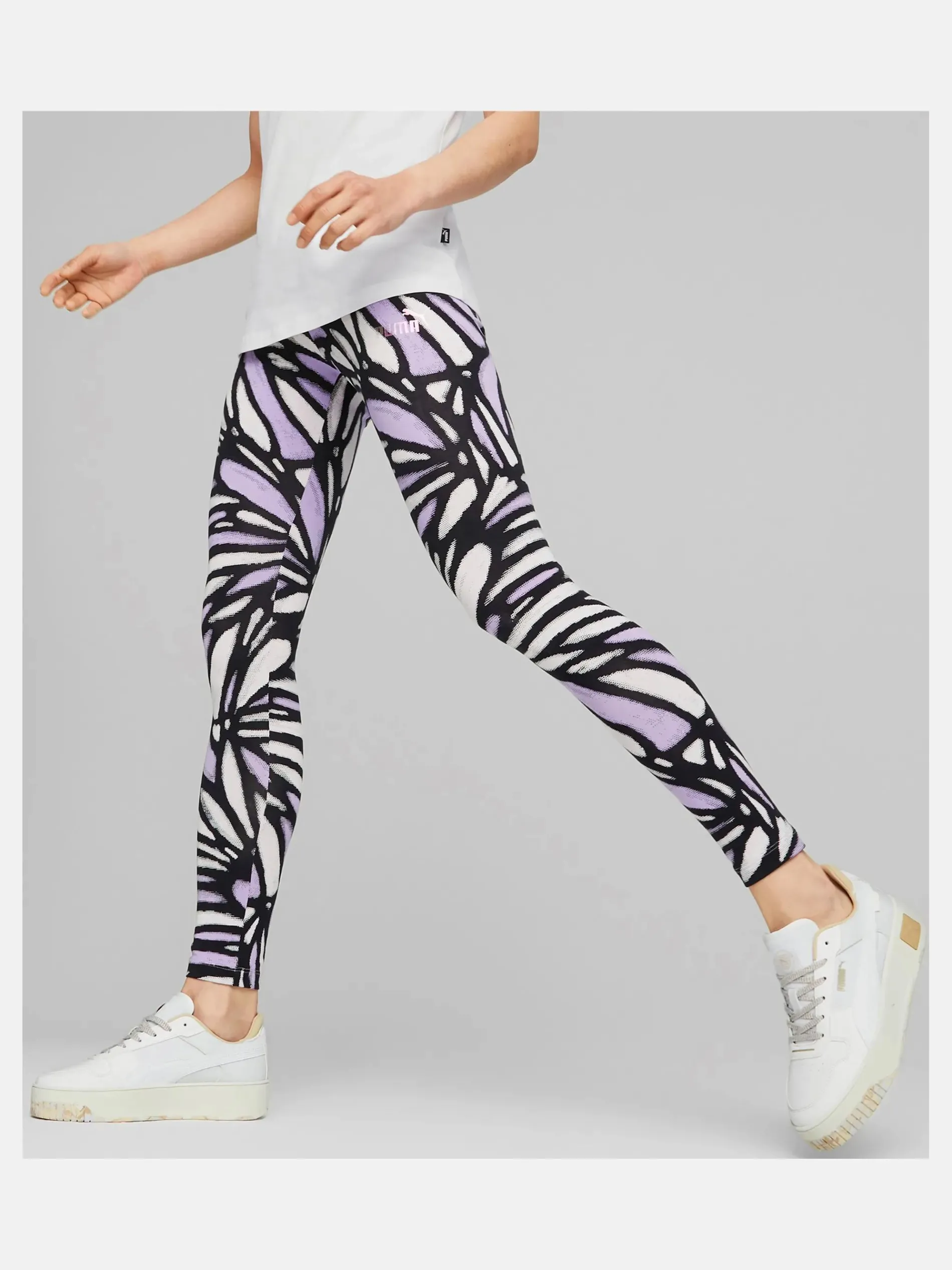 Damen Leggings in buntem Print