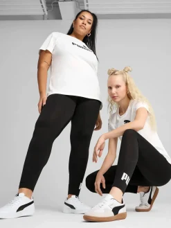 Damen Leggings mit Logoprint