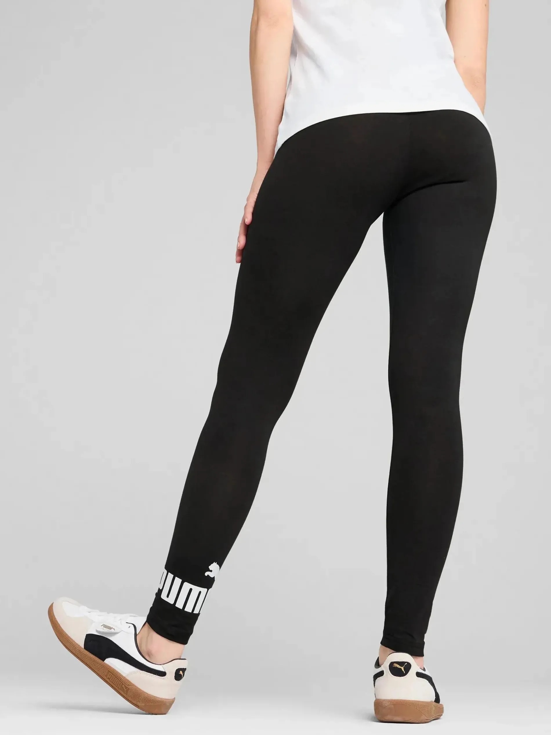 Damen Leggings mit Logoprint