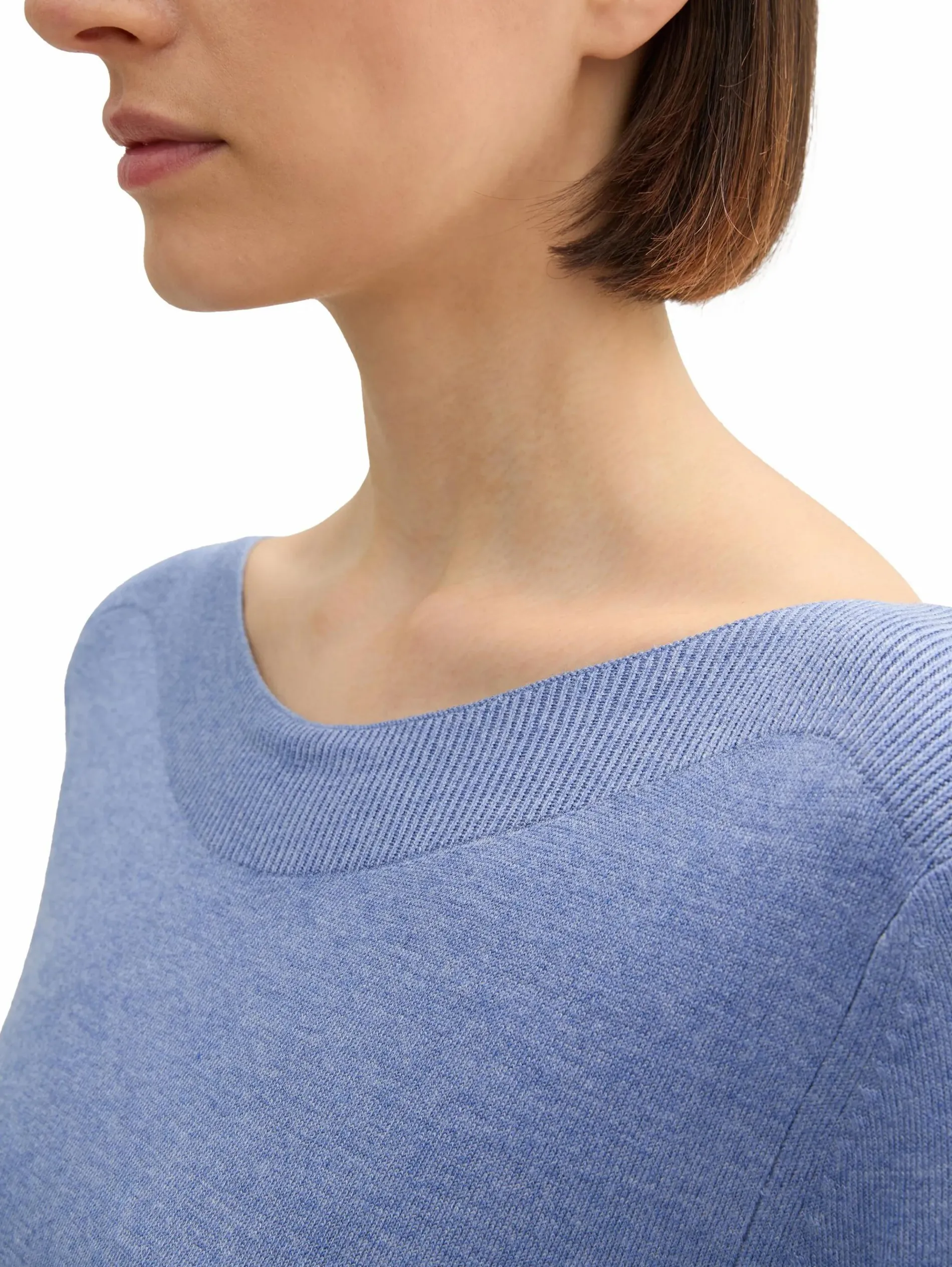 Damen Leichtpullover mit weitem Ausschnitt