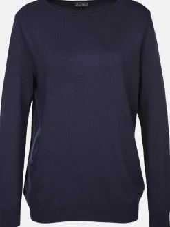 Damen Leichtpullover mit rundem Ausschnitt