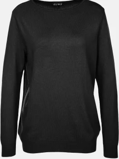 Damen Leichtpullover mit rundem Ausschnitt