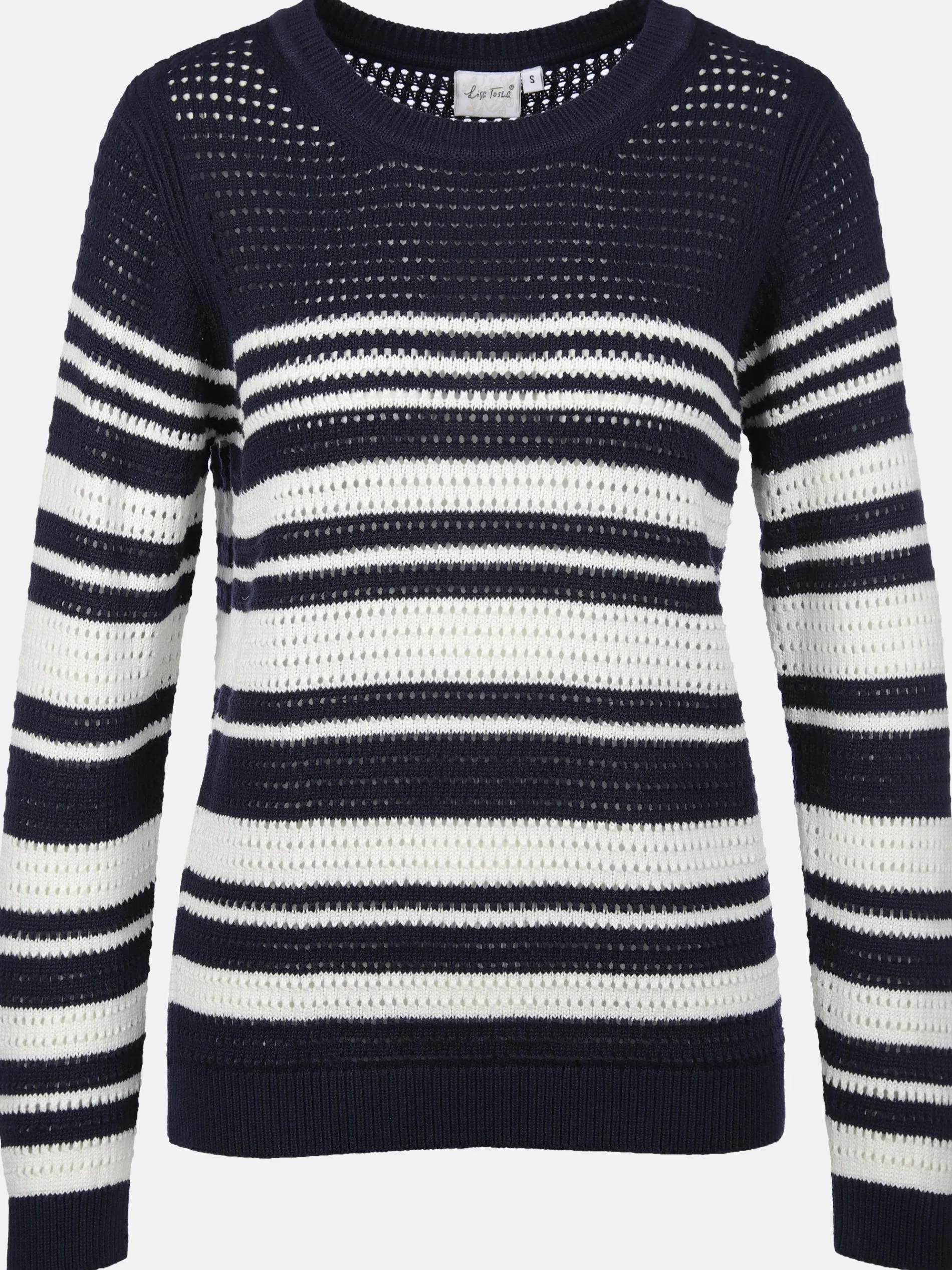 Damen Lochstrickpullover