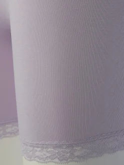 Damen Longpant mit Spitzenbesatz