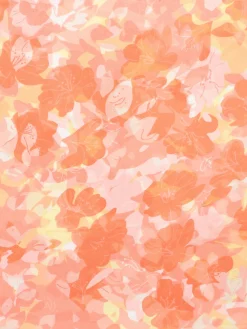 Damen Loop mit Blumenprint