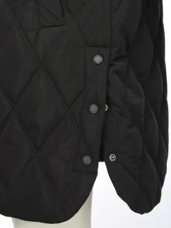 Damen Mantel mit Rautensteppung