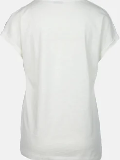 Damen Materialmix Shirt