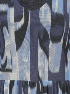 Damen Meshkleid mit Alloverprint