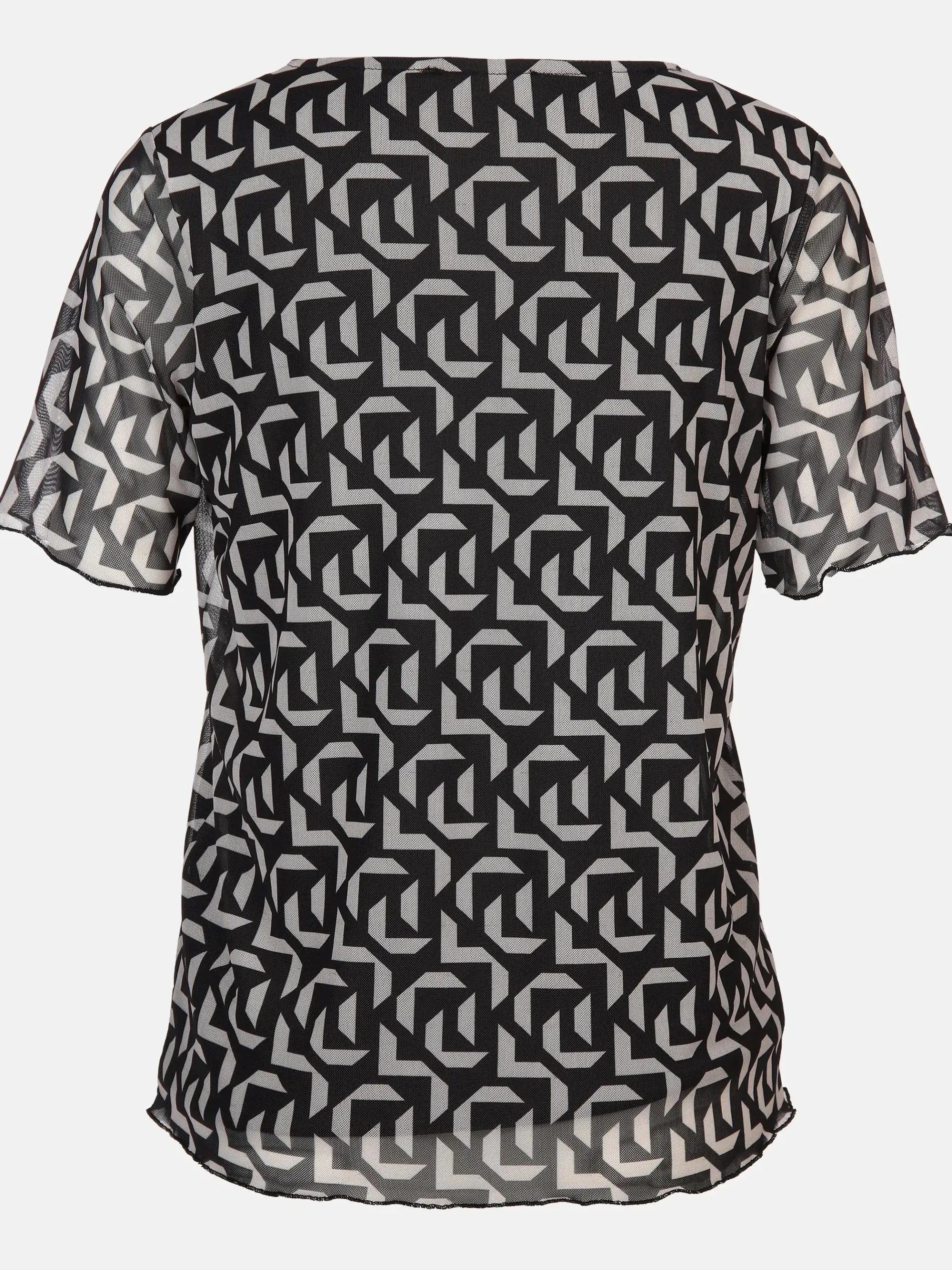 Damen Meshshirt mit Alloverprint