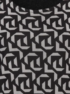 Damen Meshshirt mit Alloverprint