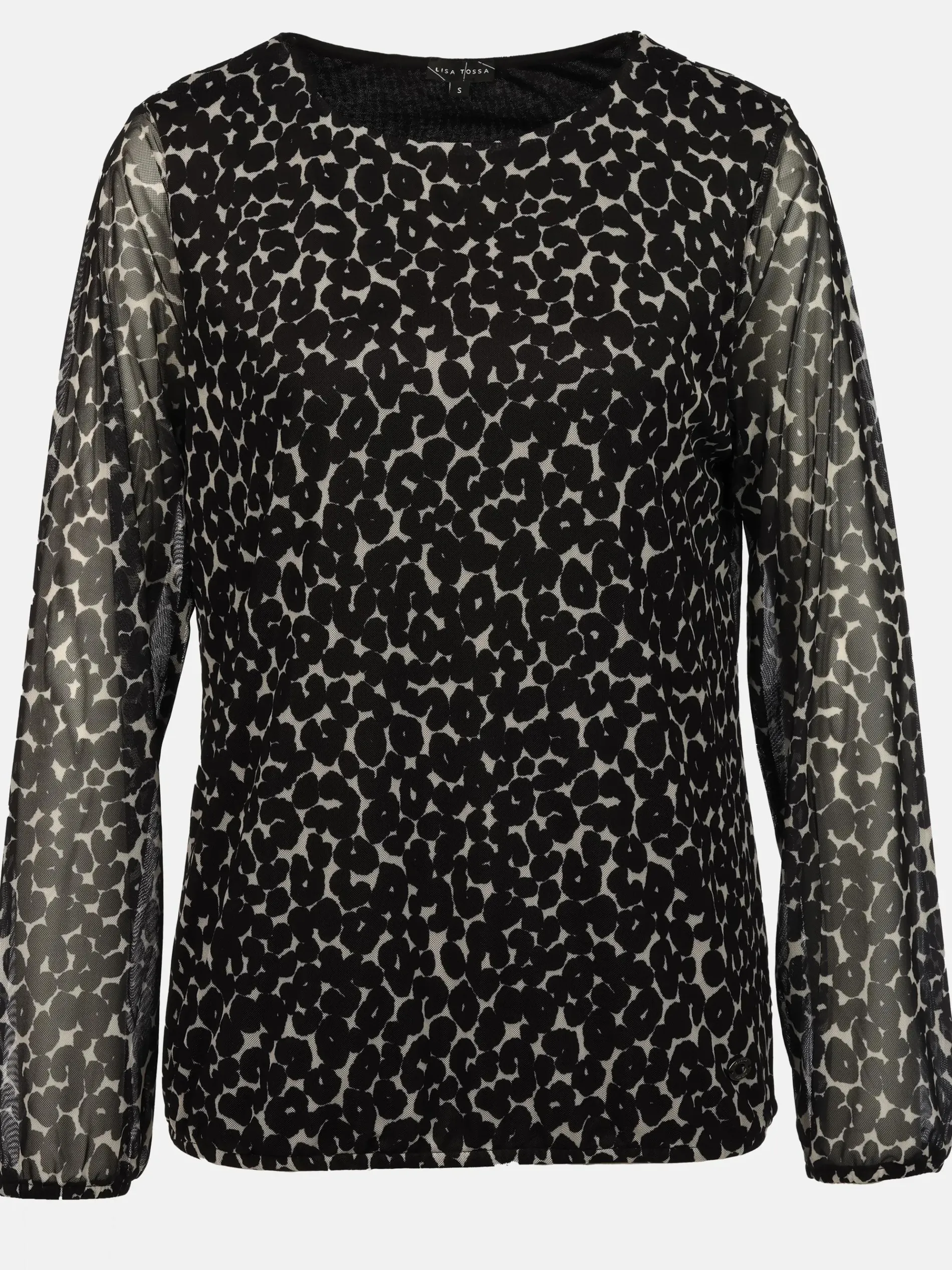 Damen Meshshirt mit Print