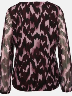 Damen Meshshirt mit Print