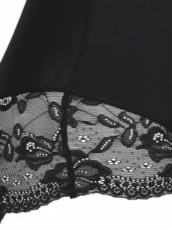 Damen Miederhose mit Spitzenbesatz