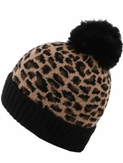 Damen Mütze im Leo Look