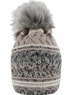 Damen Mütze mit Bommel