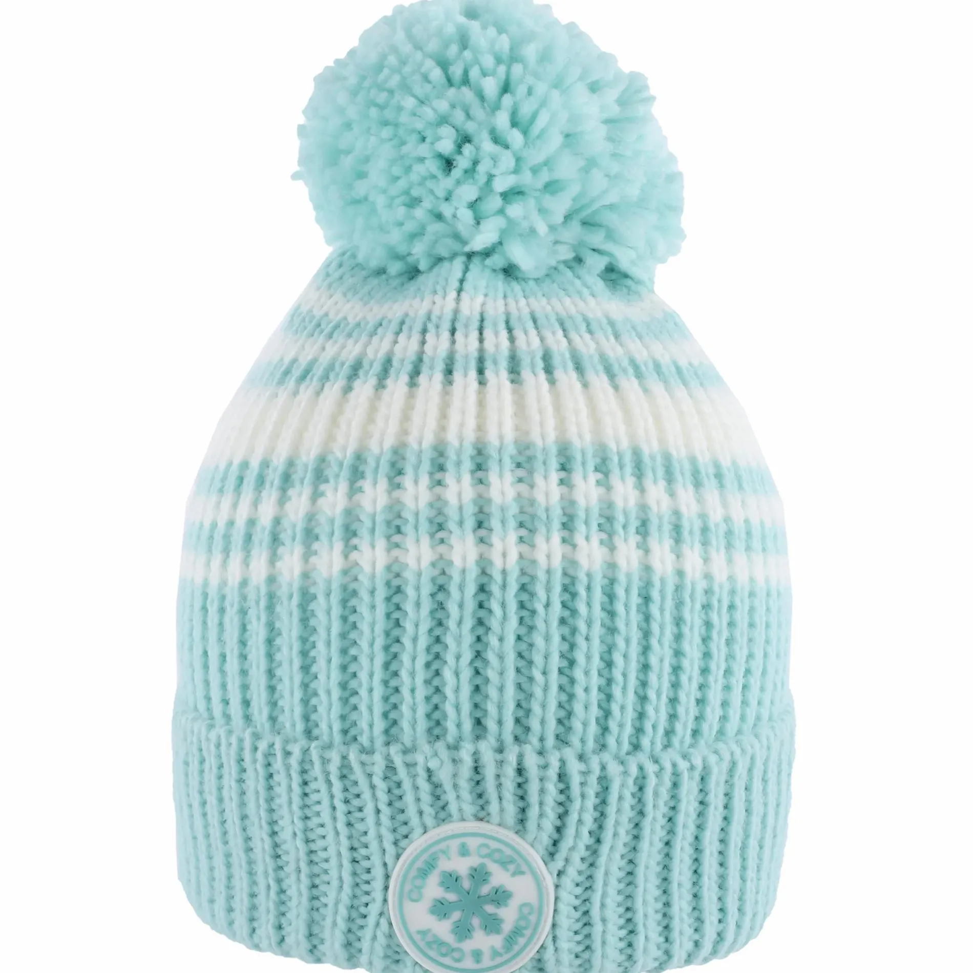 Damen Mütze mit Pompom