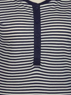 Damen Nachthemd im Streifenlook