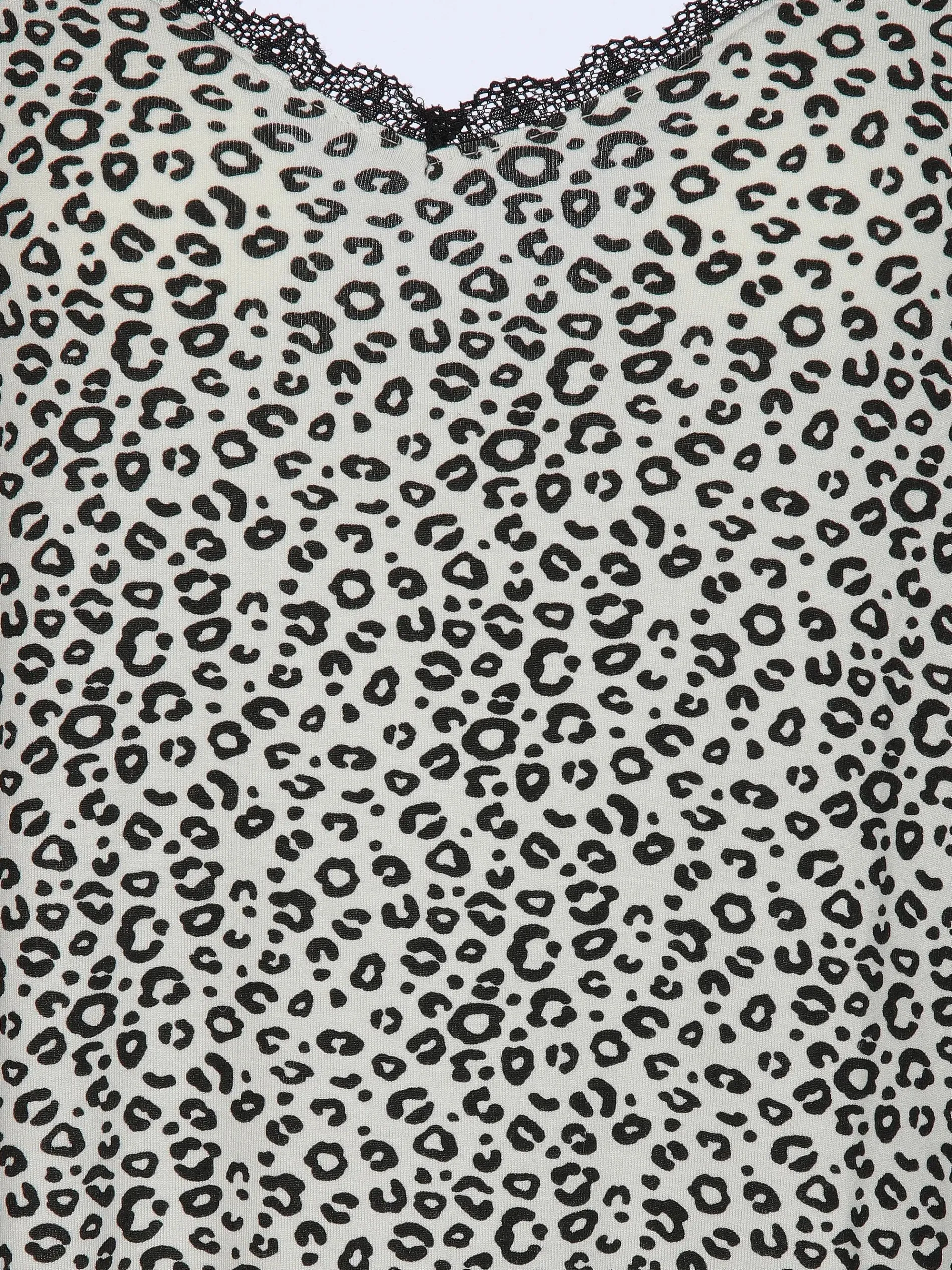 Damen Nachthemd in Leo-Optik