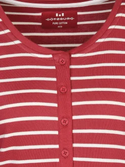 Damen Nachthemd mit Streifen