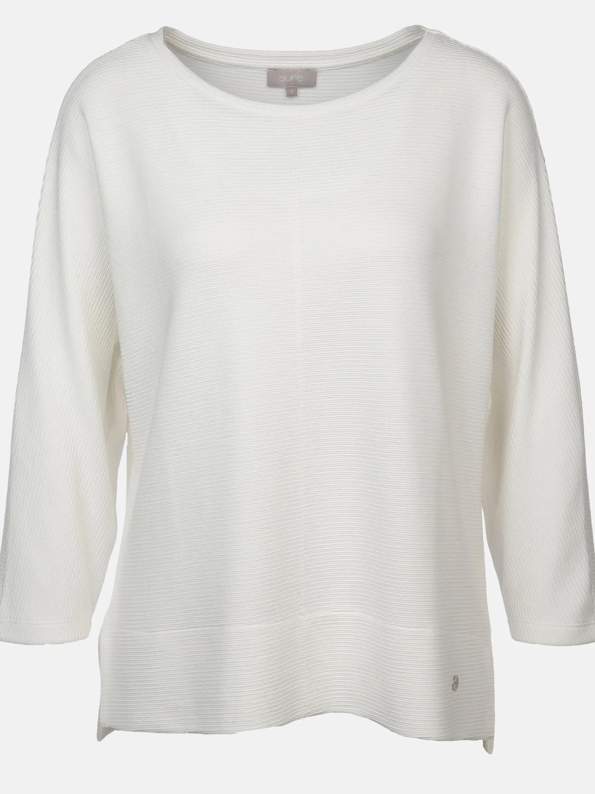Damen Ottoman Shirt in Ripp-Optik