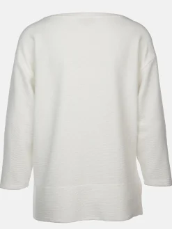 Damen Ottoman Shirt in Ripp-Optik