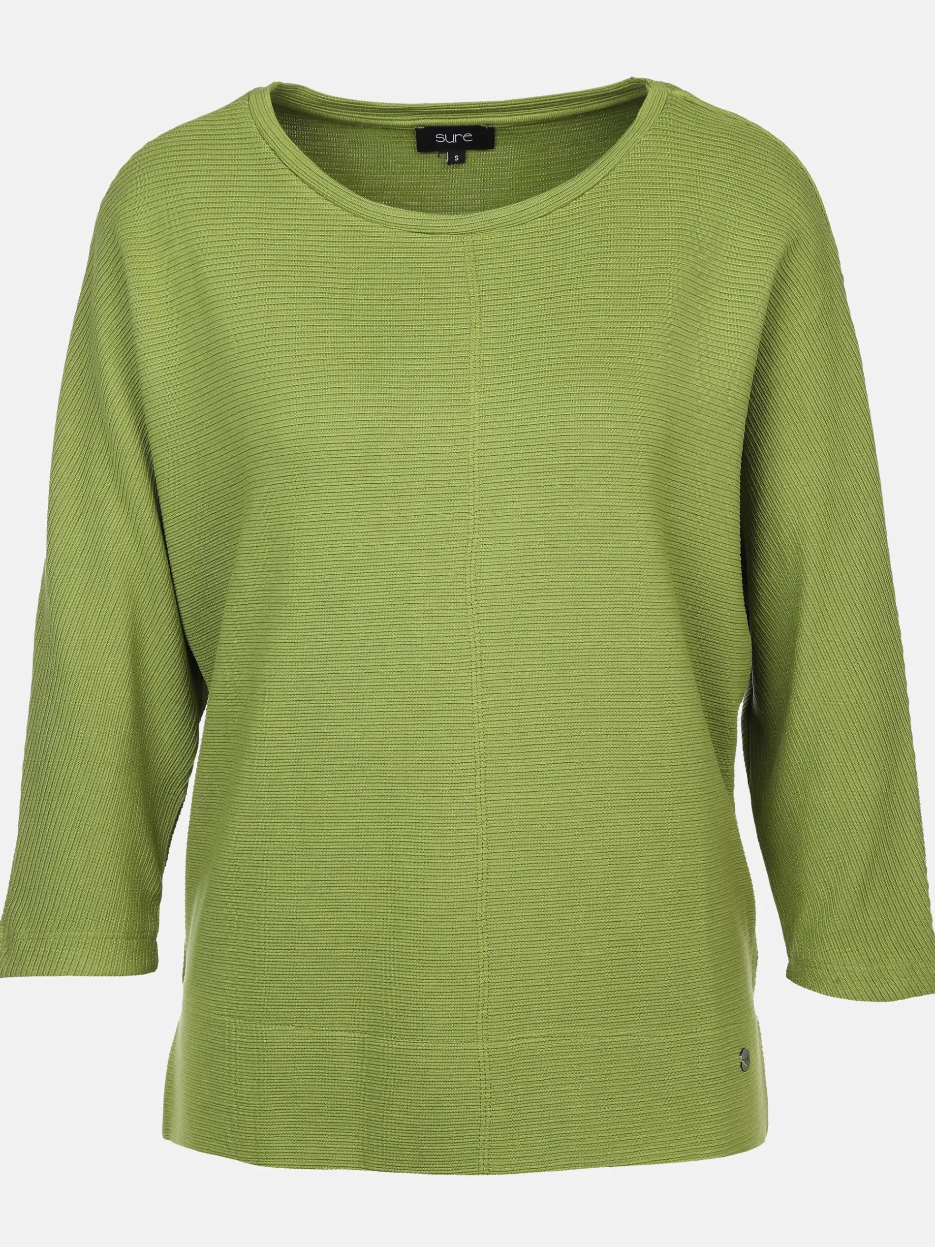 Damen Ottoman Shirt in Ripp-Optik