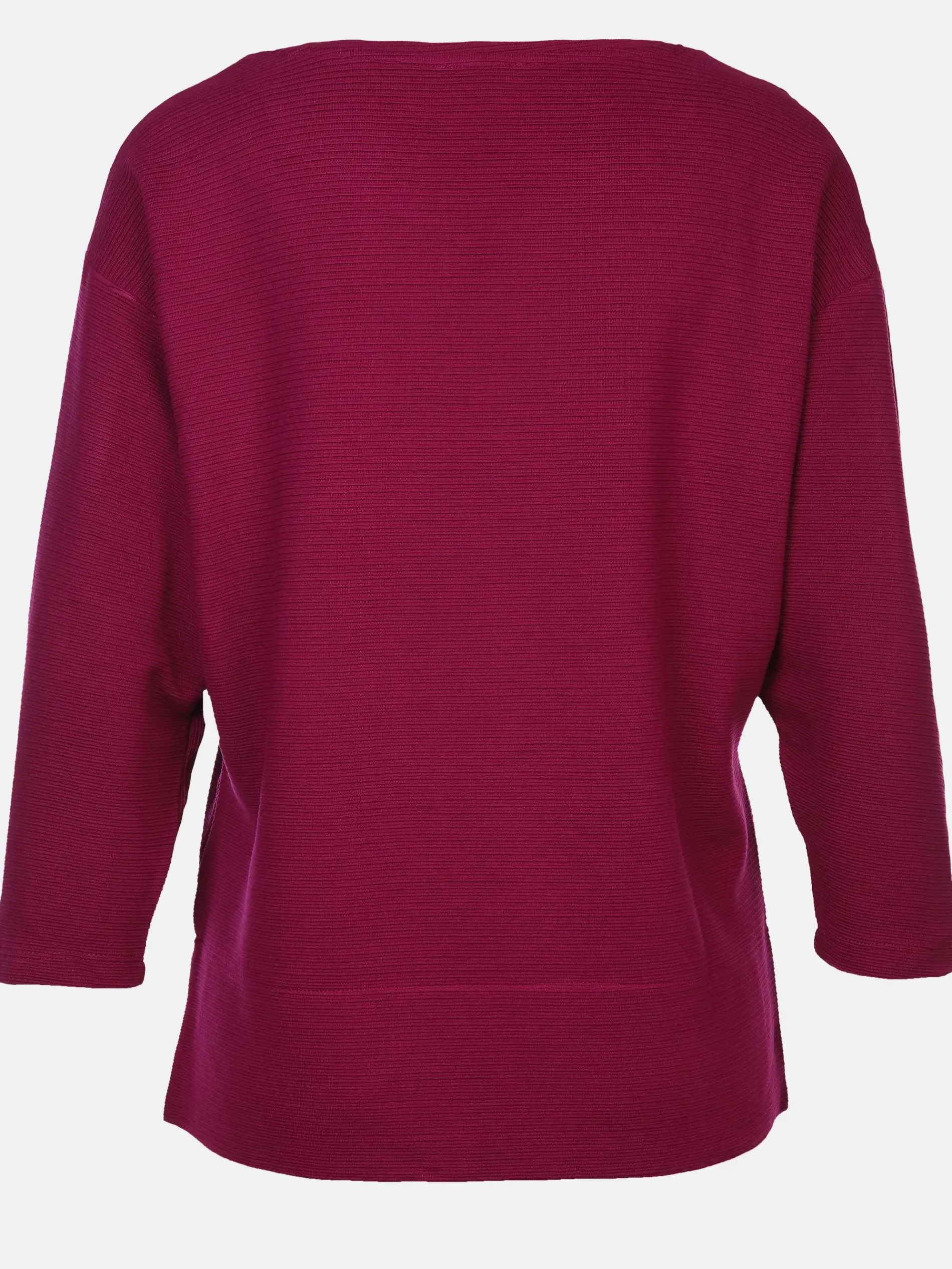 Damen Ottoman Shirt in Ripp-Optik