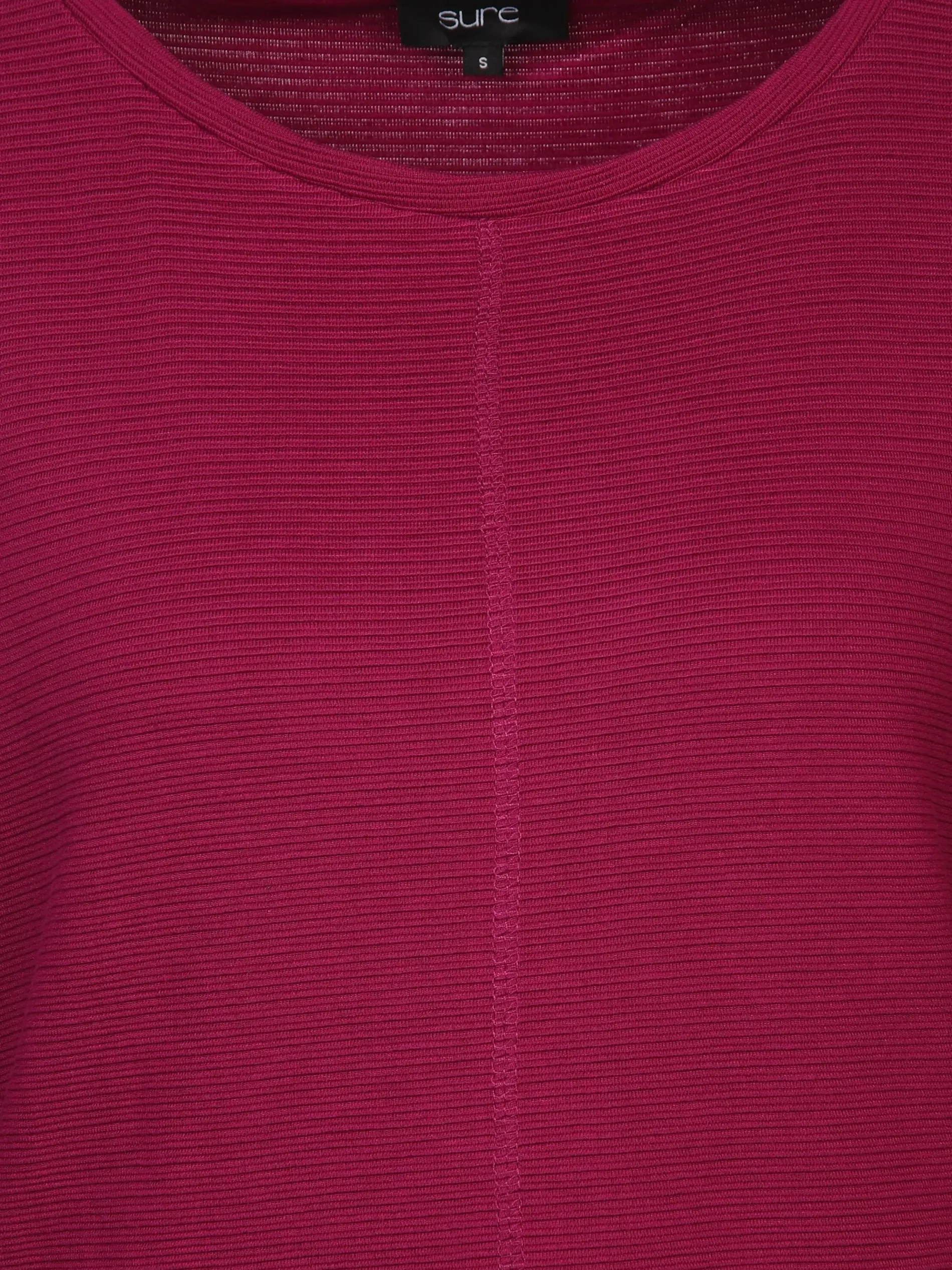 Damen Ottoman Shirt in Ripp-Optik