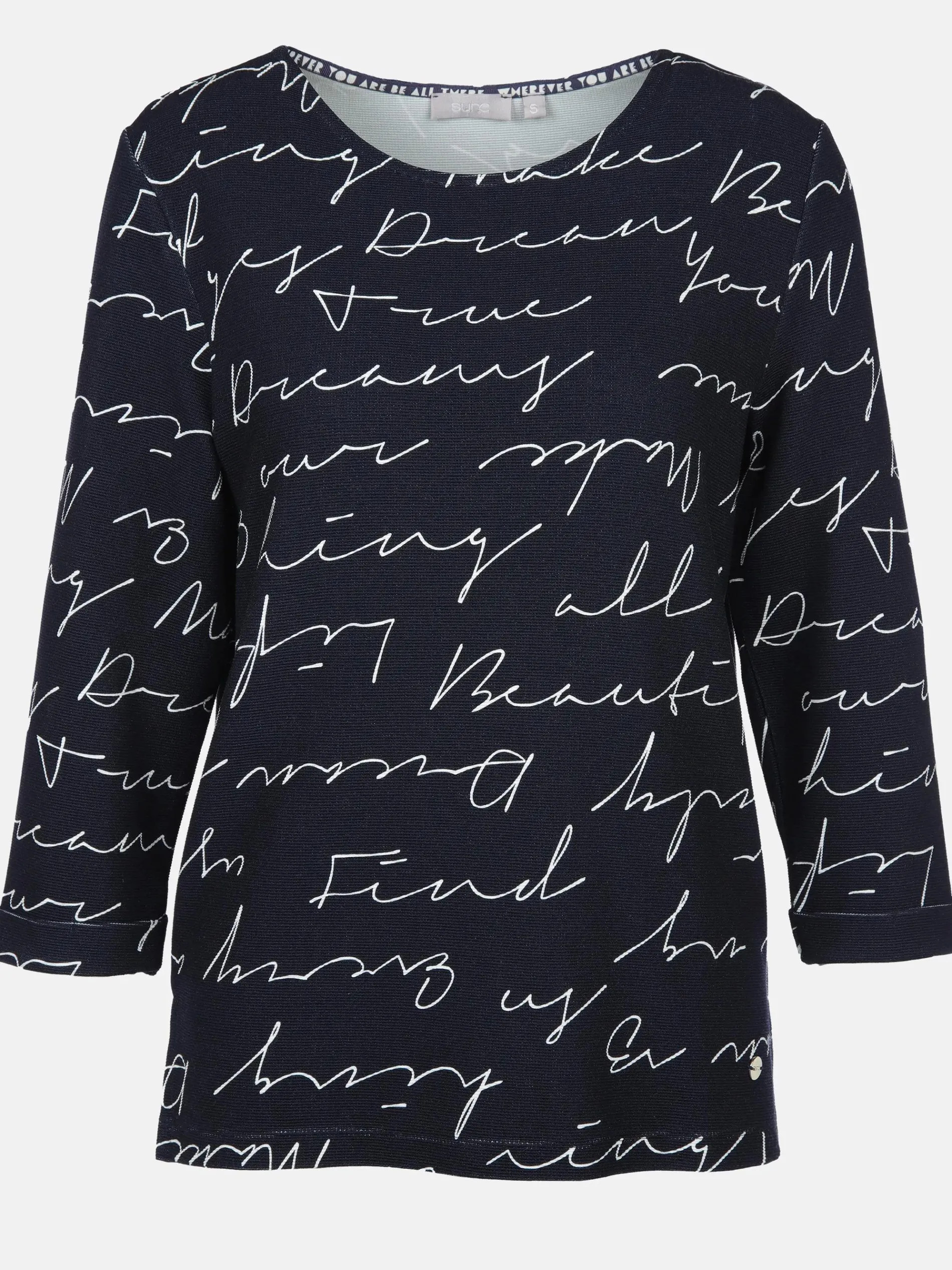 Damen Ottoman Sweatshirt mit Schriftzug