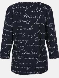 Damen Ottoman Sweatshirt mit Schriftzug