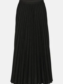 Damen Plisseerock mit Lurex