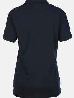 Damen Poloshirt mit schlichter Stickerei