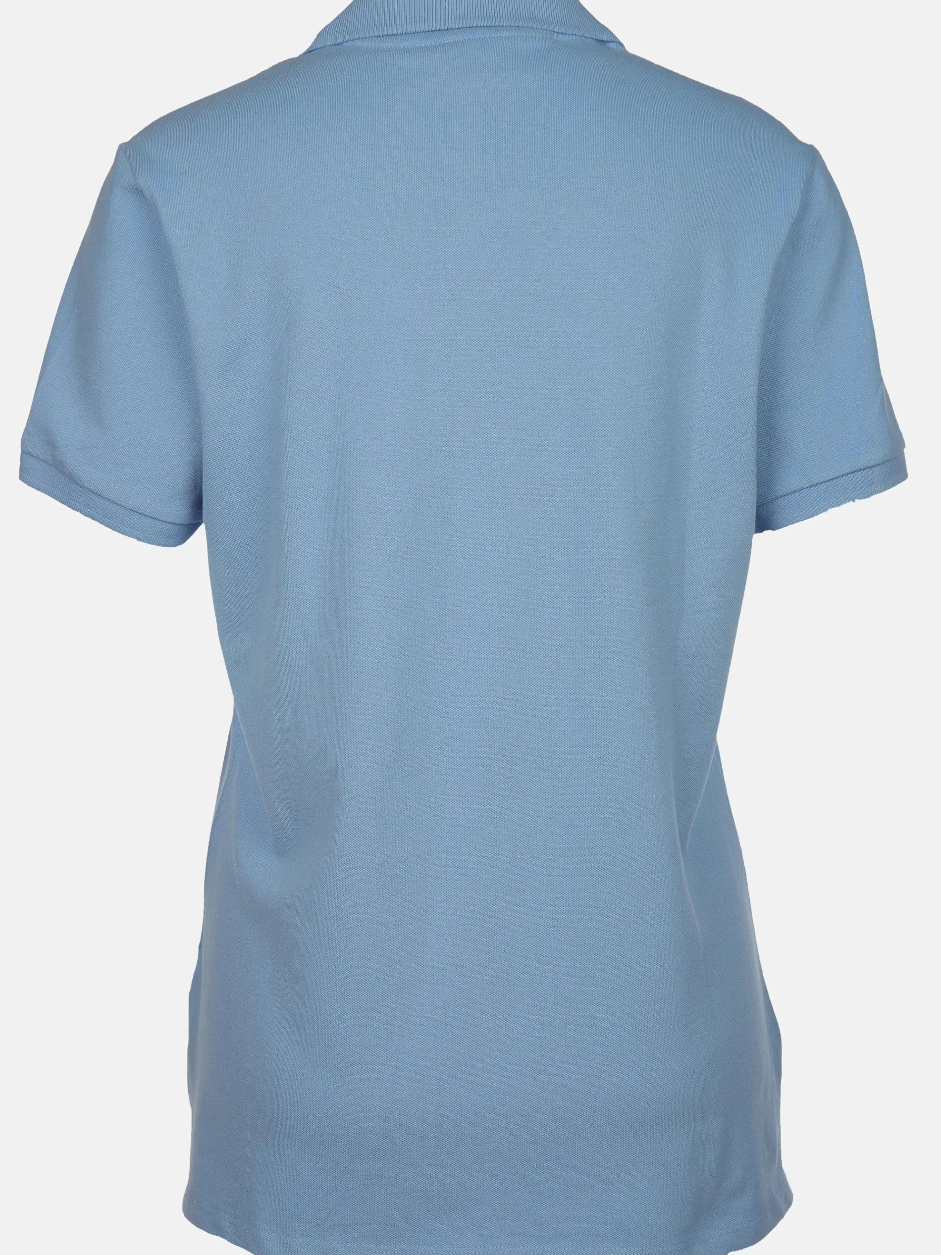 Damen Poloshirt mit schlichter Stickerei