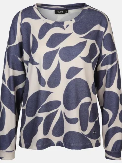 Damen Print Flauschshirt