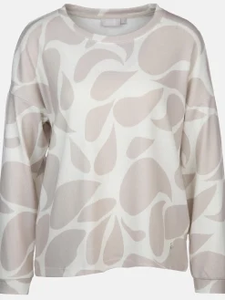 Damen Print Flauschshirt