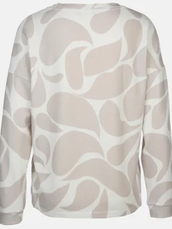 Damen Print Flauschshirt