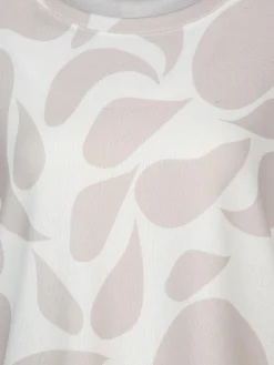 Damen Print Flauschshirt