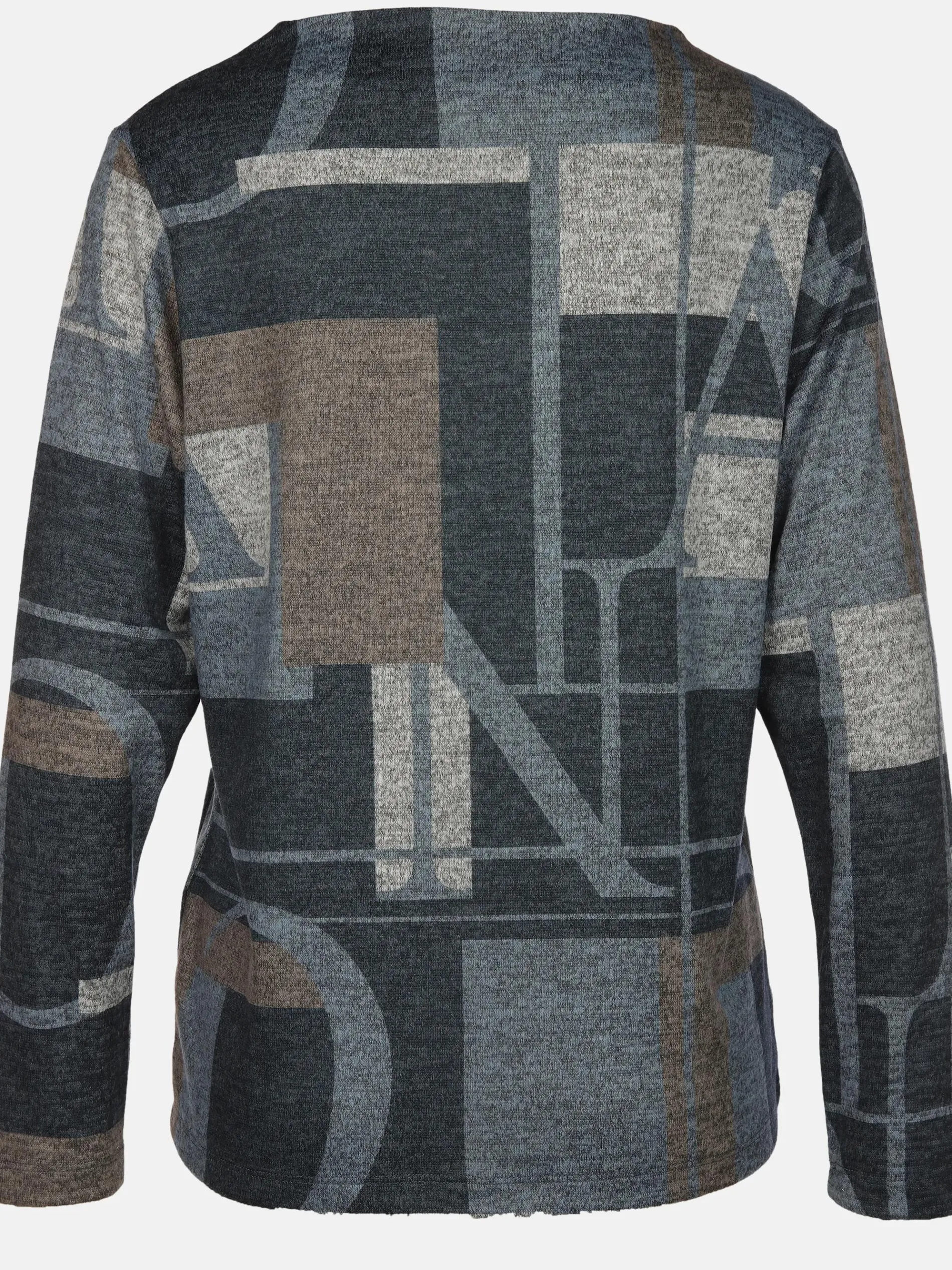 Damen Print Flauschshirt