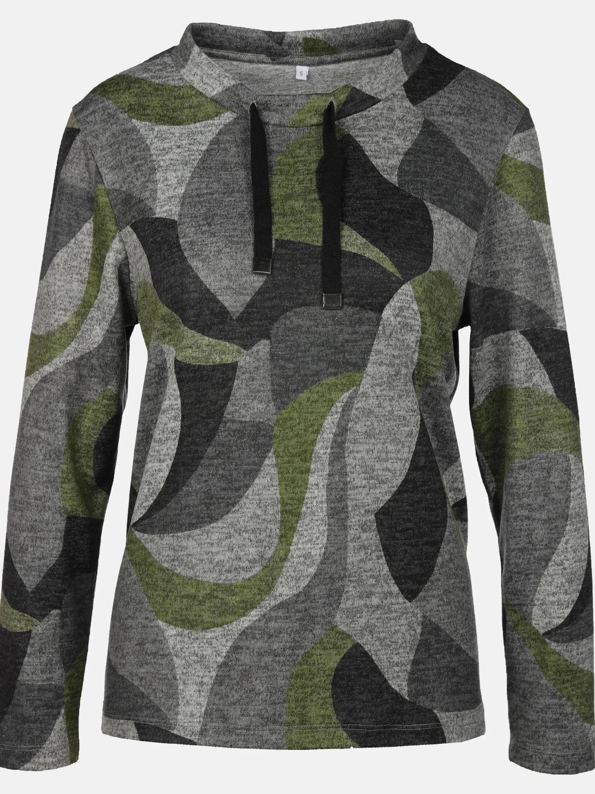 Damen Print Flauschshirt
