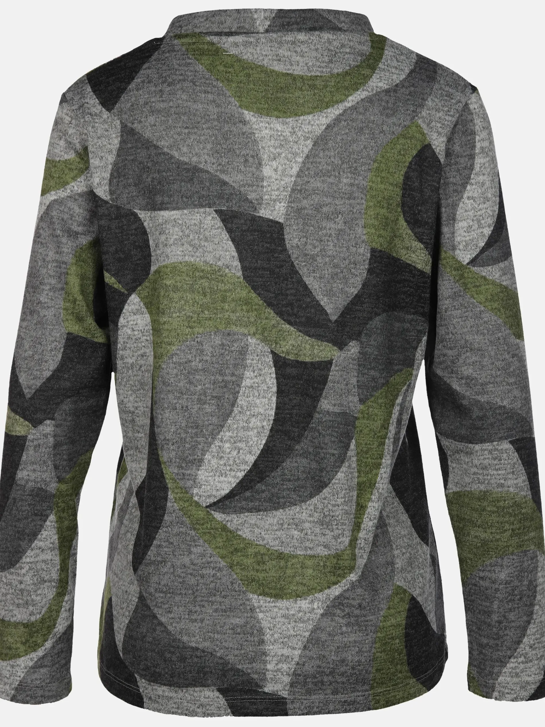 Damen Print Flauschshirt