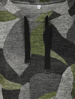 Damen Print Flauschshirt