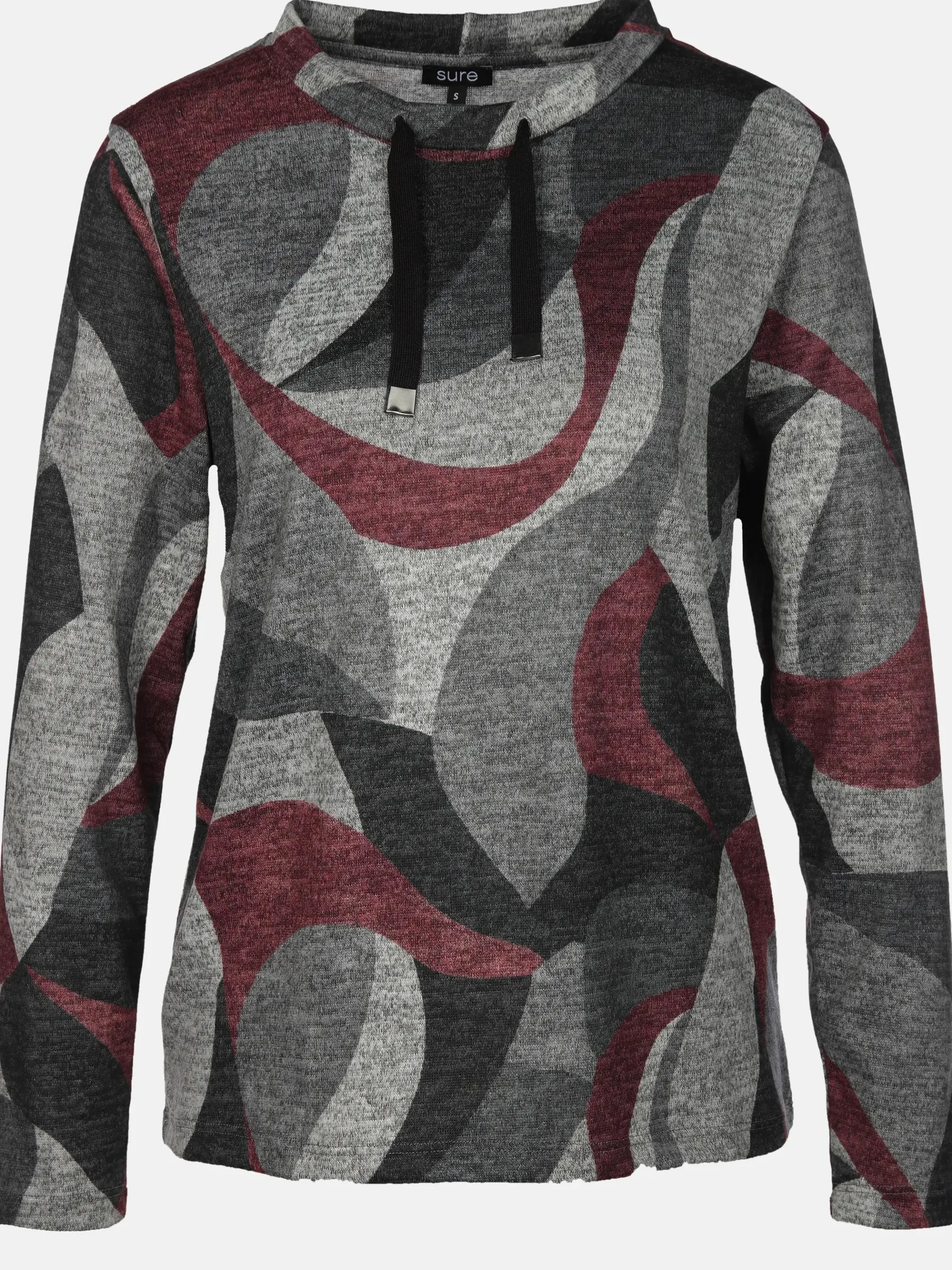 Damen Print Flauschshirt