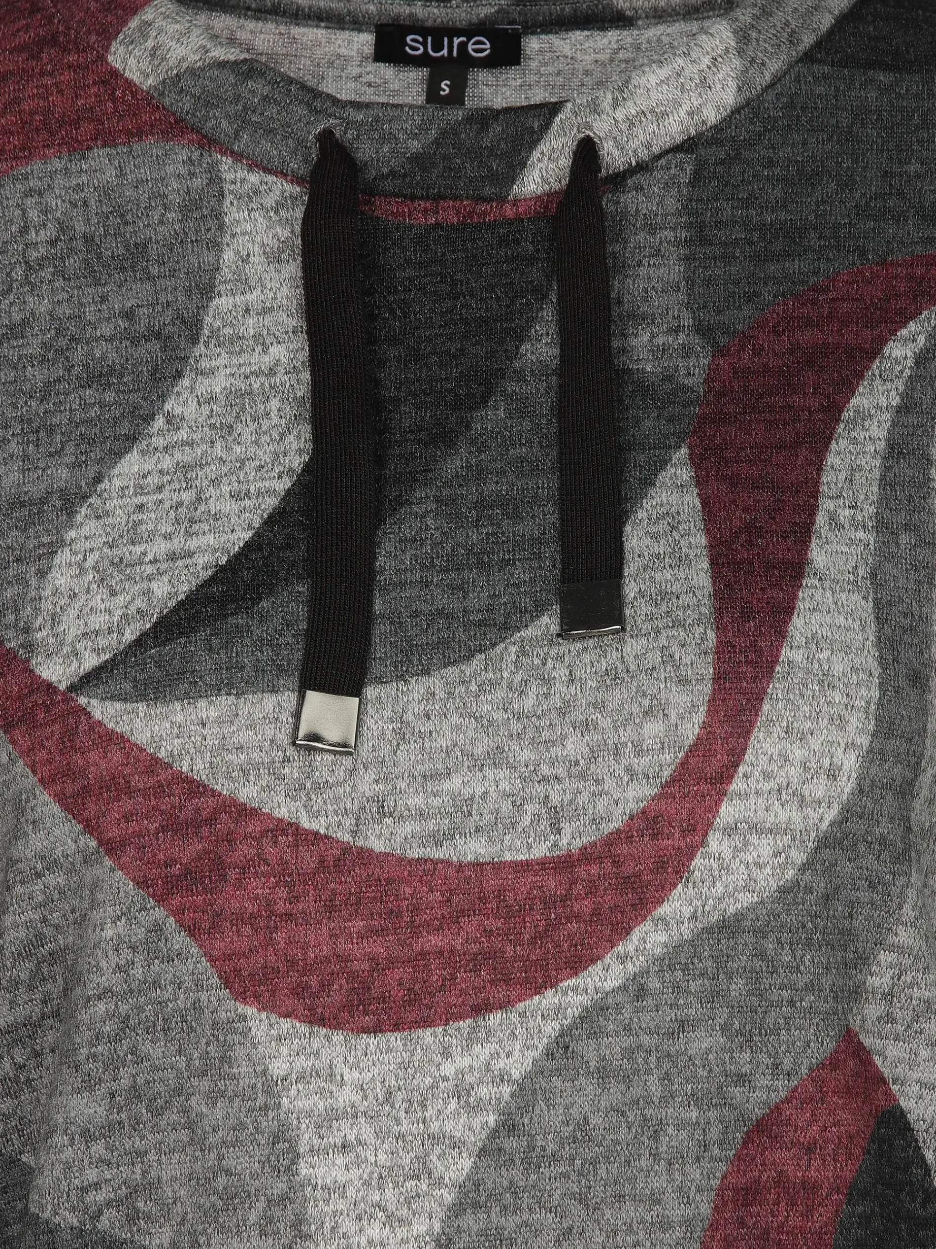 Damen Print Flauschshirt