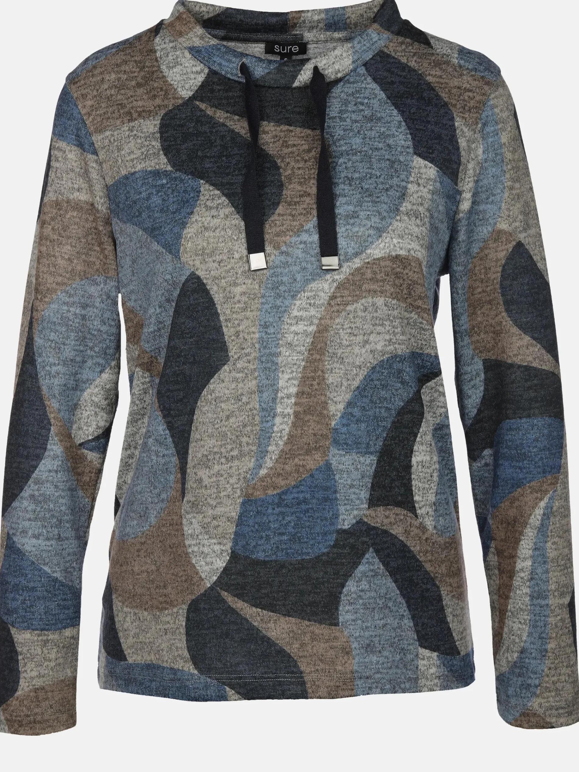 Damen Print Flauschshirt