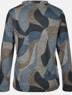 Damen Print Flauschshirt